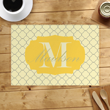 Personalized Lemon Clover Placemats
