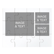 Personalized Kids Three Collage Puzzles