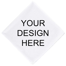 Custom Full Color Bandana With Text, 18X18 Inch