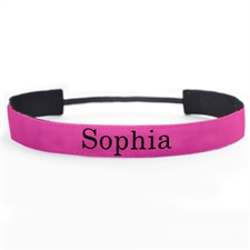 Hot Pink Personalized Name 1 Inch Headband
