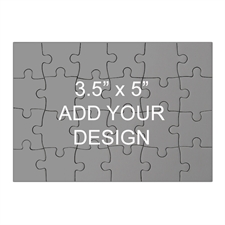 3.5 x 5 Mini Wooden Jigsaw Puzzle (Landscape, 24 pieces)