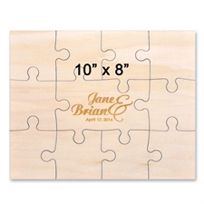 10 x 8 Wooden Engraved Jigsaw Puzzle (11 piece)