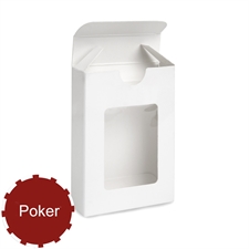 54 Poker Size Playing Cards Window Tuck Box