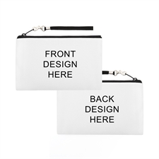 Personalized Custom Full Color Print (2 Side Different Image) Wristlet Bag (5x8)