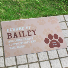 Create Your Own Personalized My Pet Door Mat