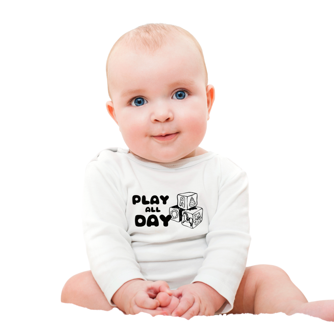 Play All Day - Baby Long Sleeve Bodysuit