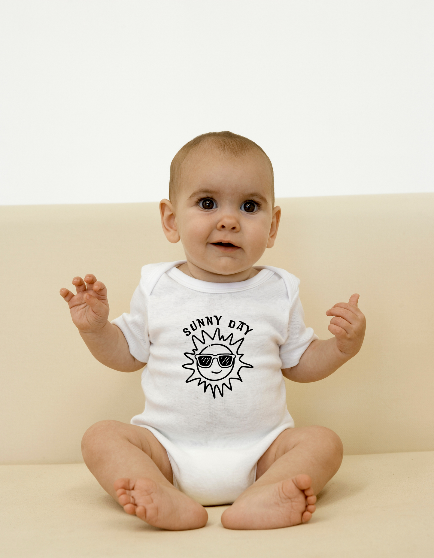 Sunny Day Baby Short Sleeve Bodysuit